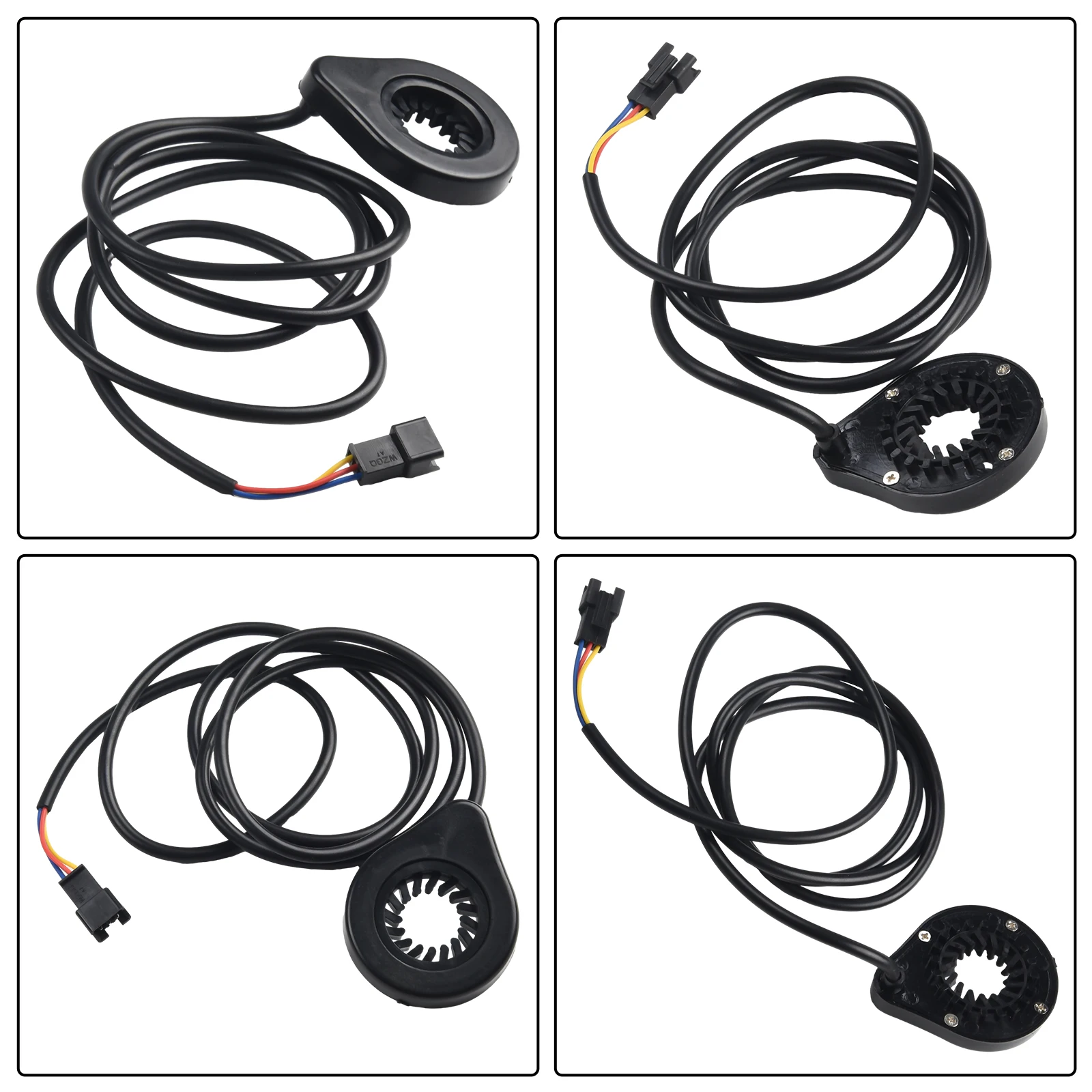 E-Bike PAS Sensor Bike Pedal Assist Sensor 12-Magnet Double Hall Pedal Assist Sensor Electric-Bicycle Pulse Assist Sensor Parts