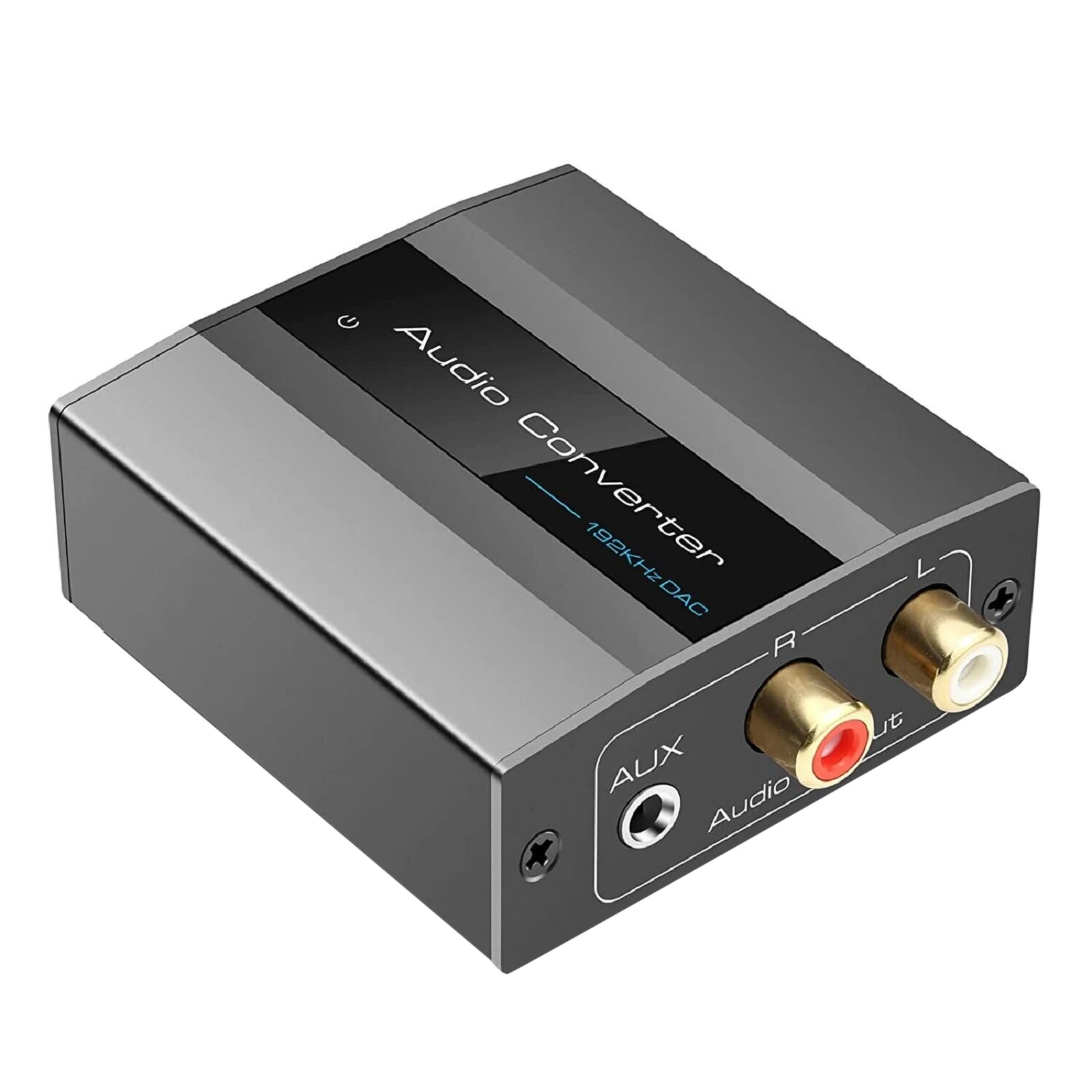 

Digital To Analog Audio Converter DAC Optical Coaxial Toslink SPDIF To Analog RCA 3.5mm Jack Audio Adapter With Optical Cable