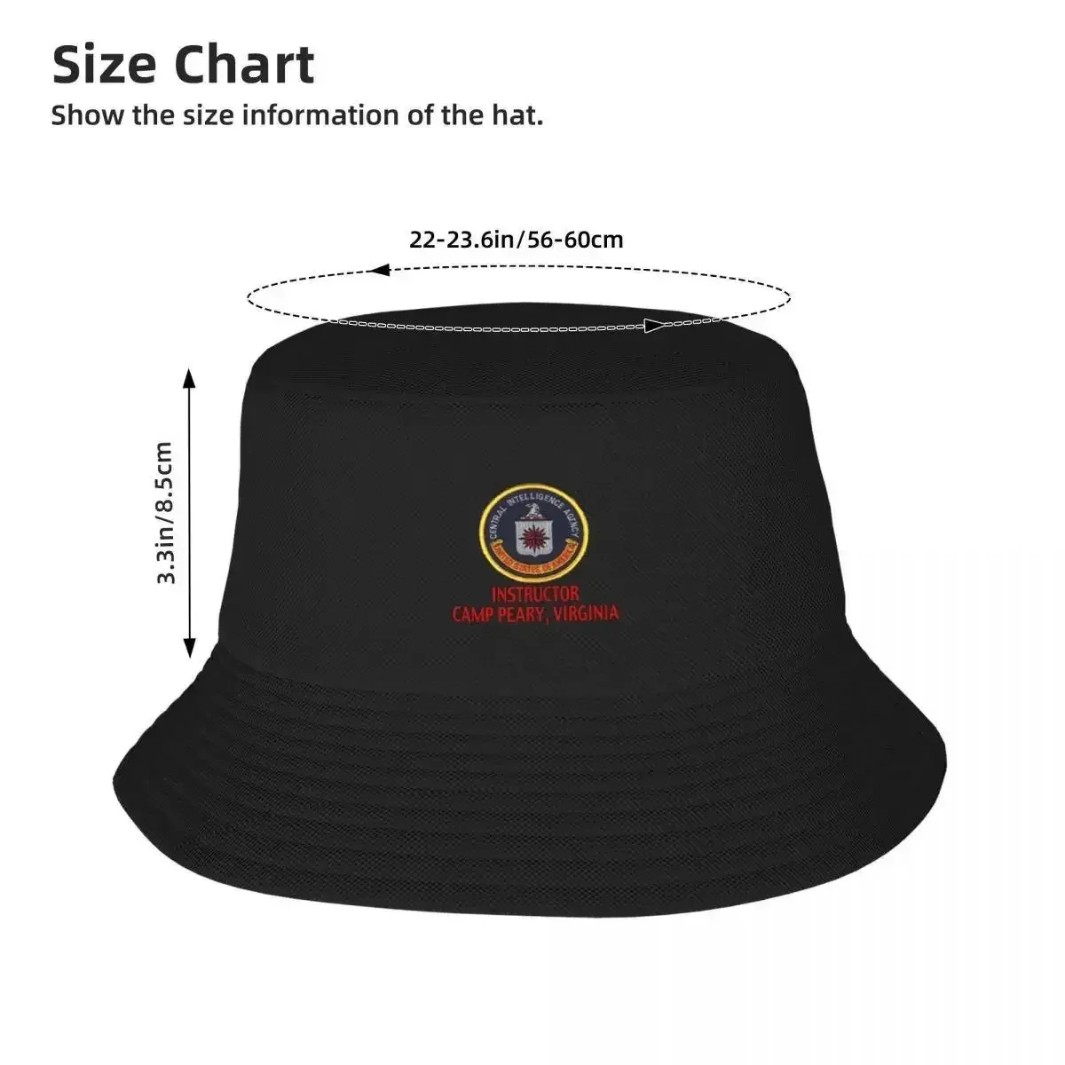 2026 CIA Instructor Camp Perry Virginia Bucket Hat Fishing cap Sunhat Women's Hats 2024 Men's - view 4