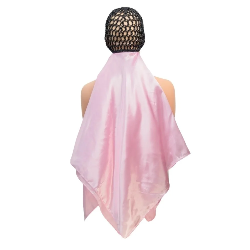 

Защитная шапочка для волос, антифрикционная двусторонняя сетка для волос с шарфом, ночная рутинная удерживающая влагу шапочка для душа