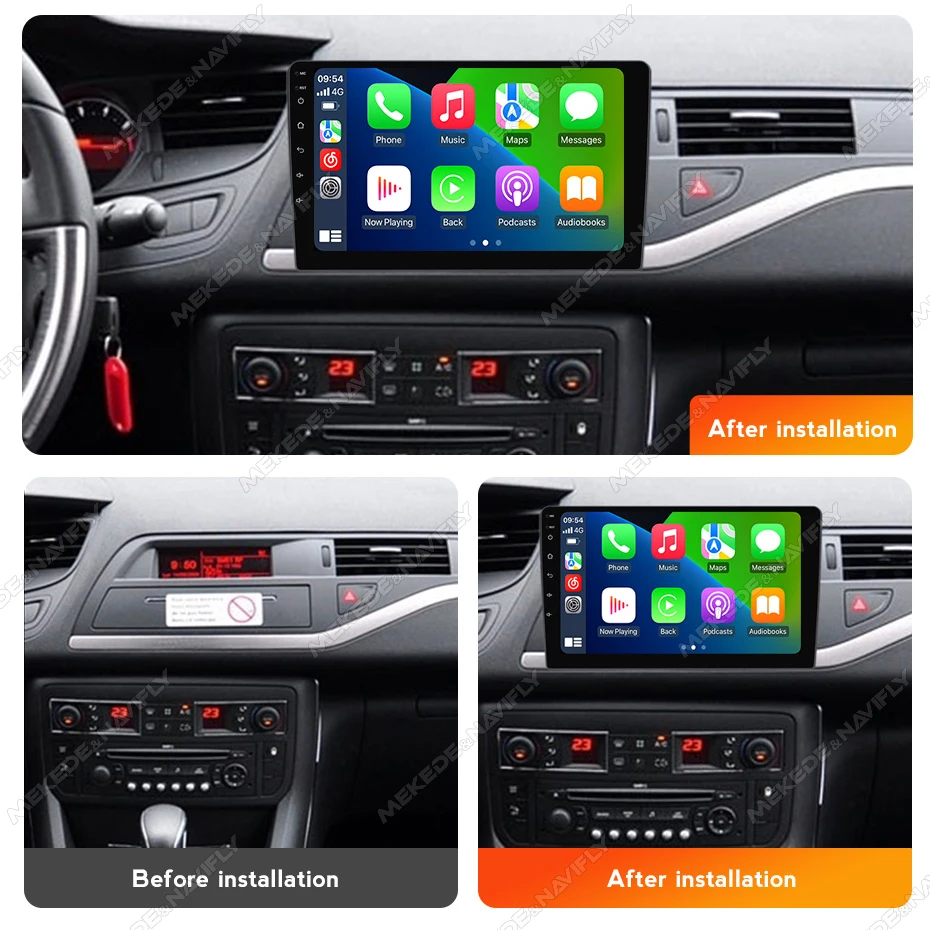 IPS Screen Car Radio For Citroen C5 2008 - 2017 Carplay GPS Navigation BT Central Multimedia Player Intelligent Car audio system