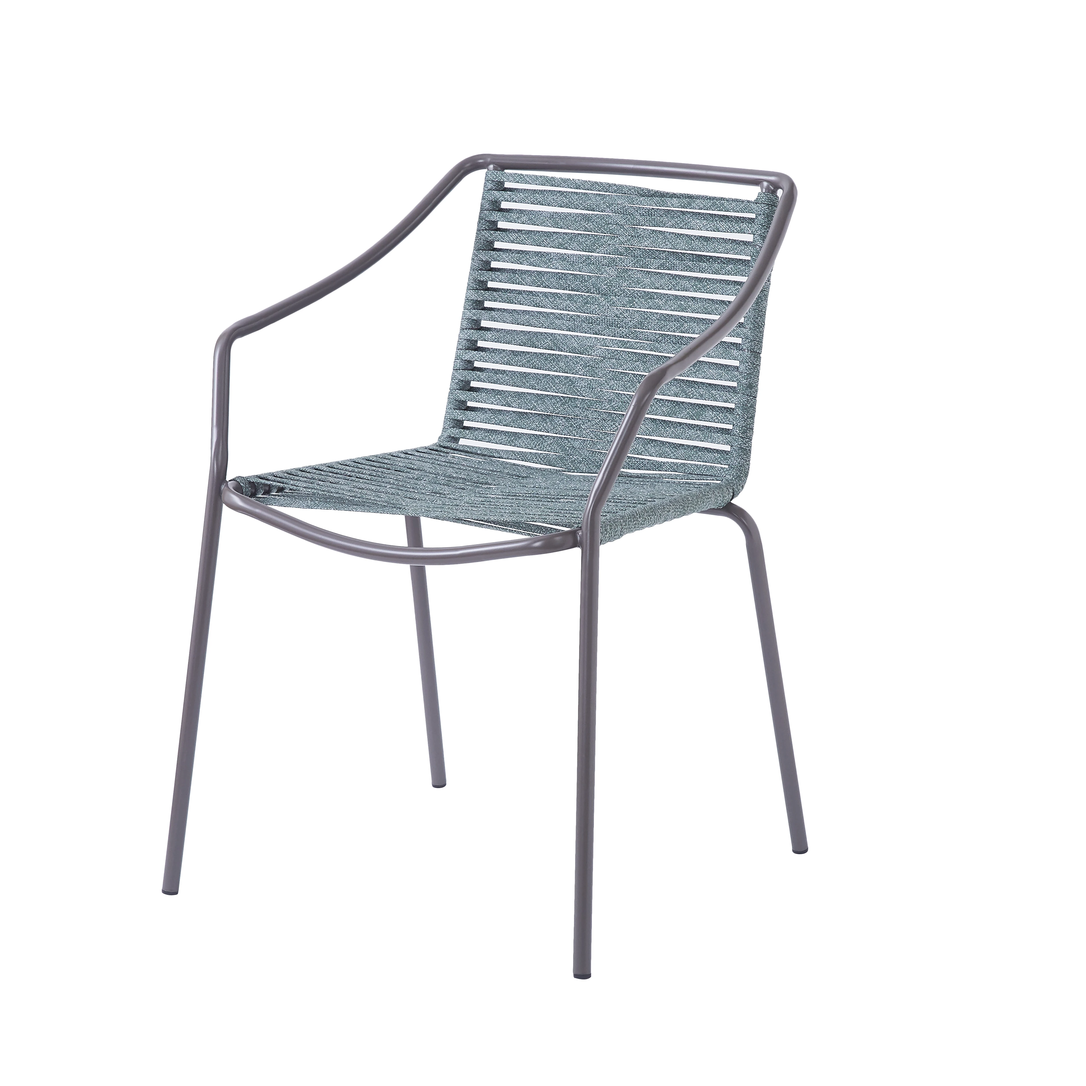 !@Modern Design Outdoor Rope Bistro Dining Chairs for Restaurant Home or Coffee Shop Garden