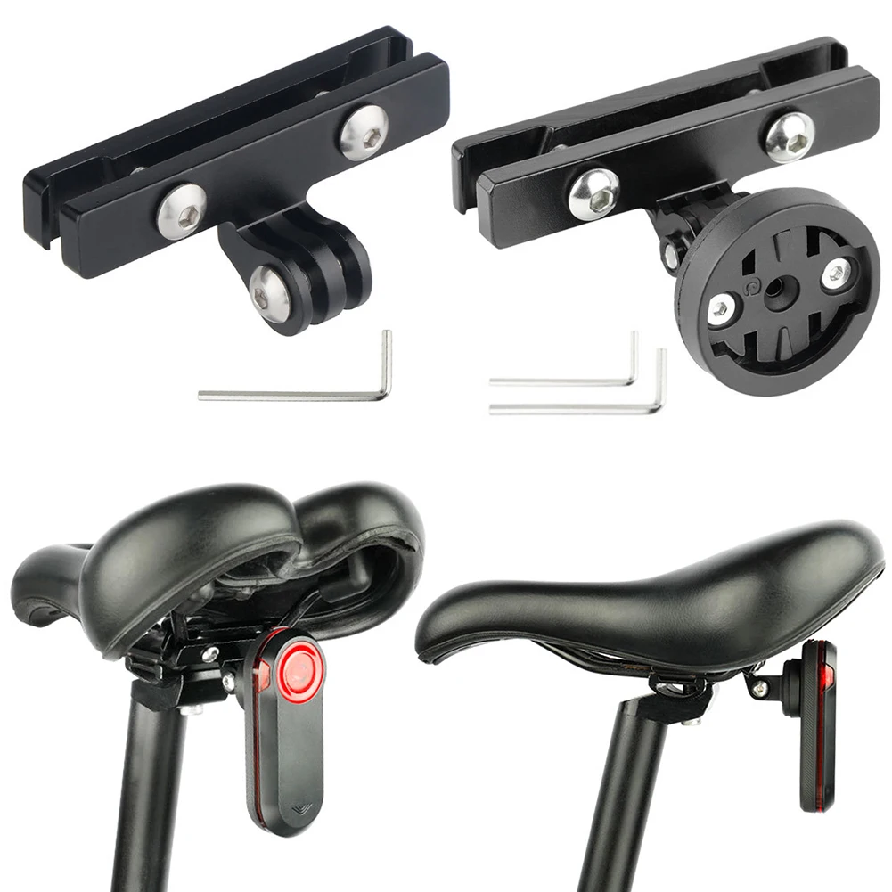Bike Taillight Seatpost Bracket Anti-Slip MTB Bike Light Holder Aluminum Alloy Bicycle Saddle Lamp Mount for Garmin Varia Radar