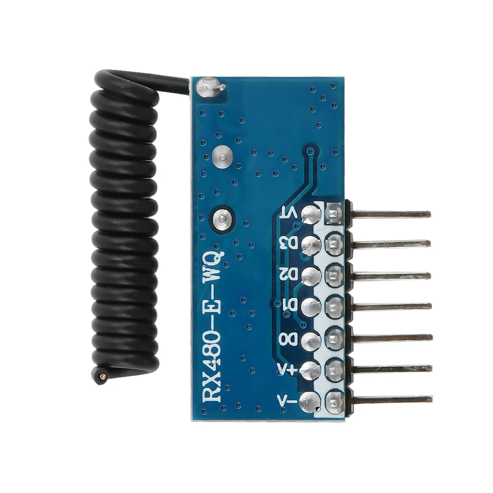 Modulo ricevitore Super eterodina modulo ricevitore telecomando trasmettitore RF Wireless a 4 canali 315/433mhz