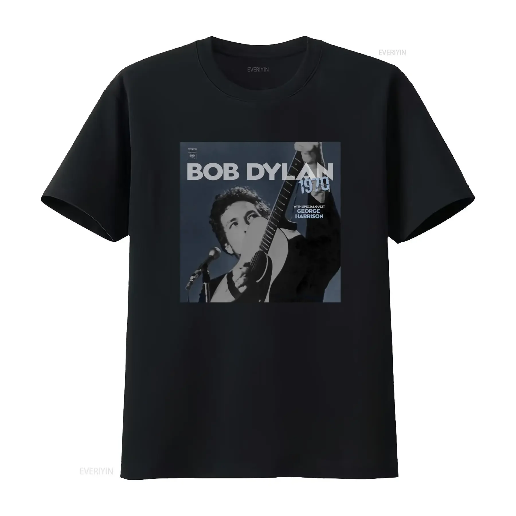 Bob Dylan Vintage 90s Retro Legend Singer T Shirt Robert Allen Zimmerman with George Harrison Special Guest Design vintage