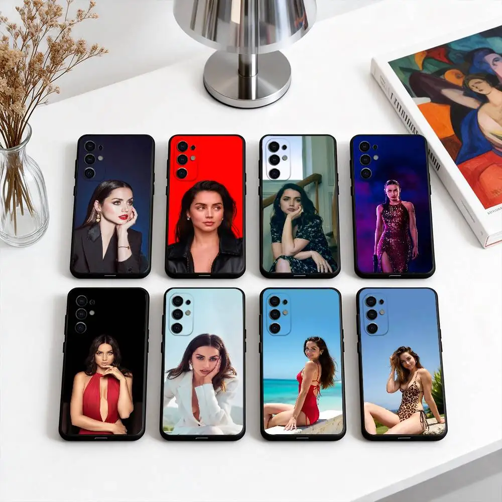 

Famous actress A-Ana de A-Armas Phone Case For Samsung S25,S24,S21,S22,S23,S30,Ultra,S20,Plus,Fe,Lite,Note,10,Black Cover