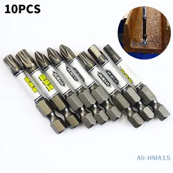 New 1/4 Screwdriver Bit Set Impact Drill Batch Head Torx Hexagonal Cross Head Magnetic Tamper Proof Screwdriver Bits