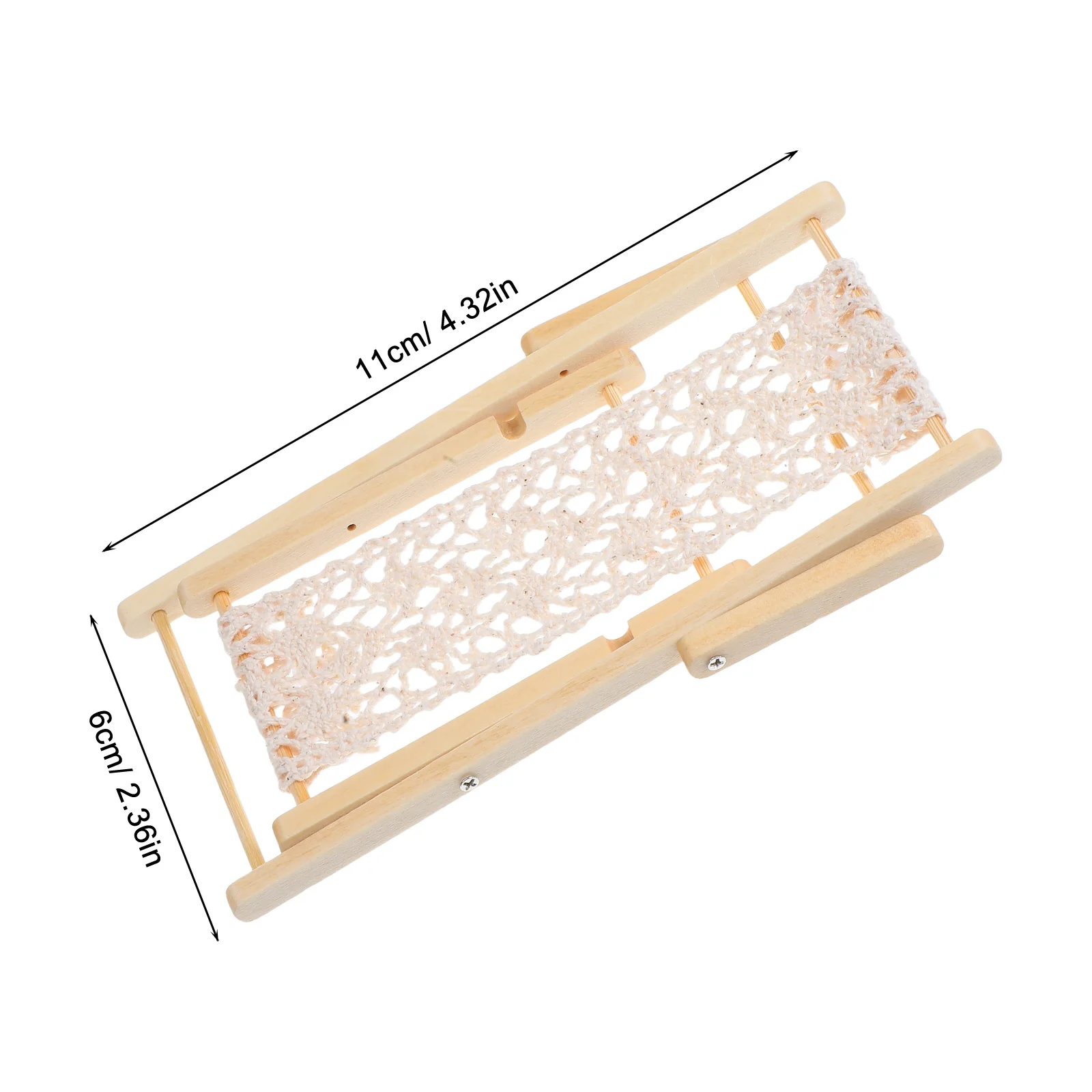 3 قطعة كرسي الشاطئ الخشبي الصغير المحمولة تصميم صغير حمام شمس الجلوس DIY بها بنفسك المشهد الصغير الجنية إكسسوارات الحديقة #6