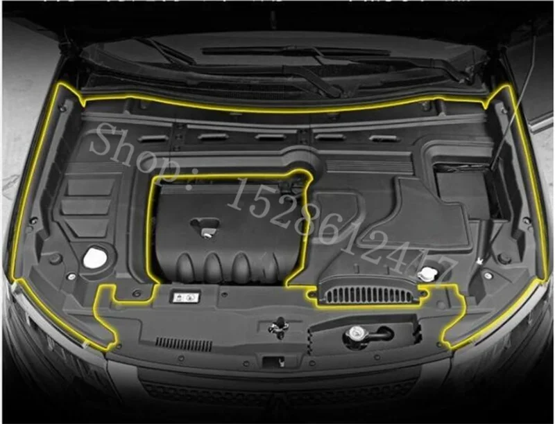 

Автомобильные аксессуары для Mitsubishi Outlander 2016-2021, защитный чехол для моторного отсека, пылезащитный чехол