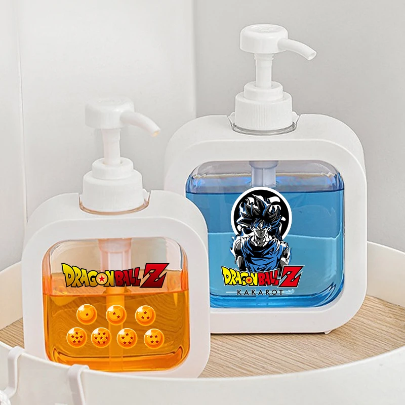 

Флакон-дозатор для мыла Dragon Ball, 300 мл, креативный, прозрачный, многоразовый, портативный, пустой, для геля для душа и моющих средств