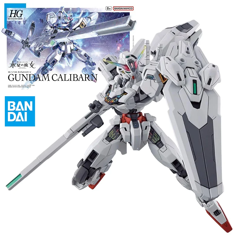 

Bandai Original HG 1/144 THE WITCH FROM MERCURY Gundom CALIBARN Action Figure Assembly Model Toys Collectible Model Ornaments