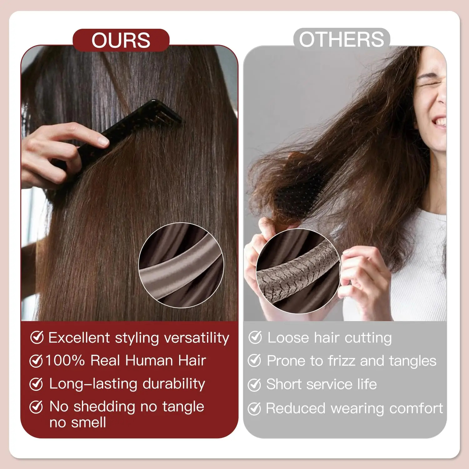 プレミアム100%ナチュラル人毛テープエクステ レミーブラジリアンヘア インビジブルスキンウェフト 20枚/パック 14～24インチ 40/50g