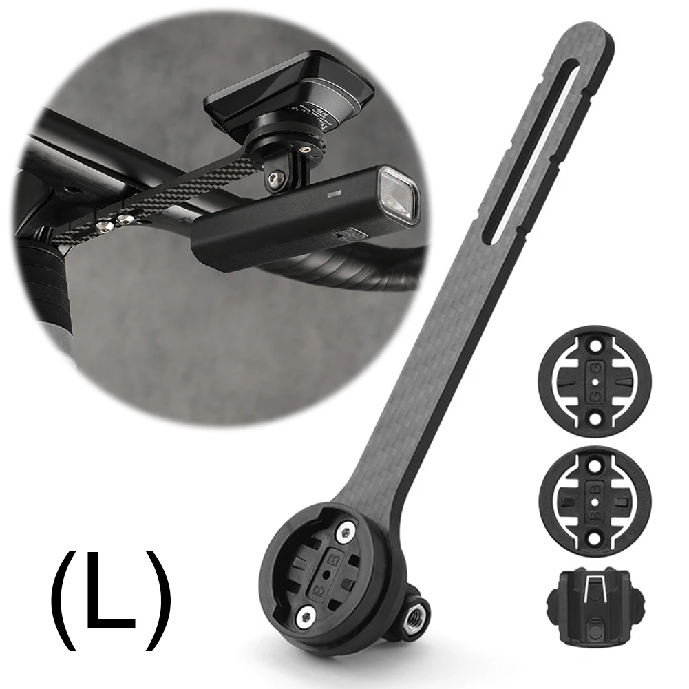 

Carbon Fiber Bicycle Computer Holder Bicycle Handlebar Computer Holder Cycling Speedometer Support for Garmin Bryton