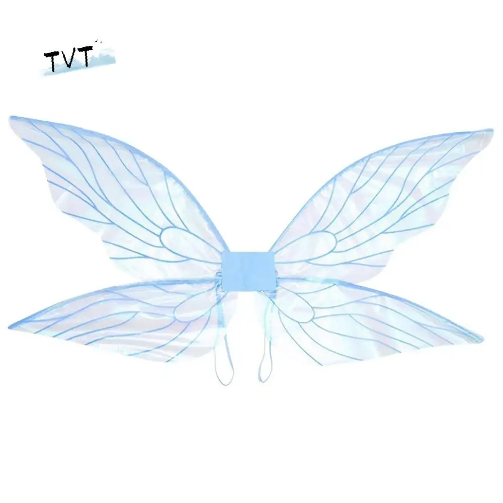 

Cosplay Props Girl Butterfly Wings Organza Role Play Fairy Wings Multicolor Lightweight Elf Angel Wing Stage Performance