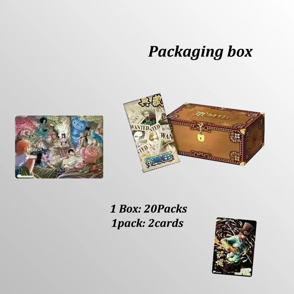 

2023 New Japanese Anime One Piece Rare Cards Box Luffy Zoro Nami Chopper Bounty Collections Ccg Card Game Collectibles Child Toy
