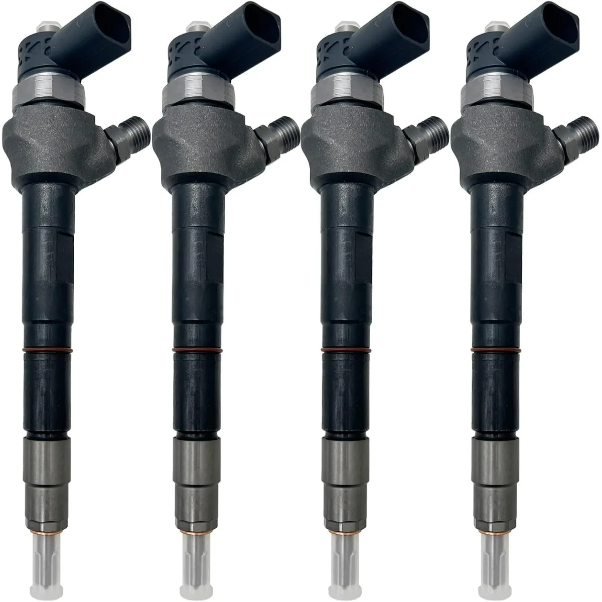 4-Pieces Fuel Injector 0986435167 0986435166 03L130277J 03L130277Q Compatible with VW Amarok Pickup Pritsche Beetle Caddy III