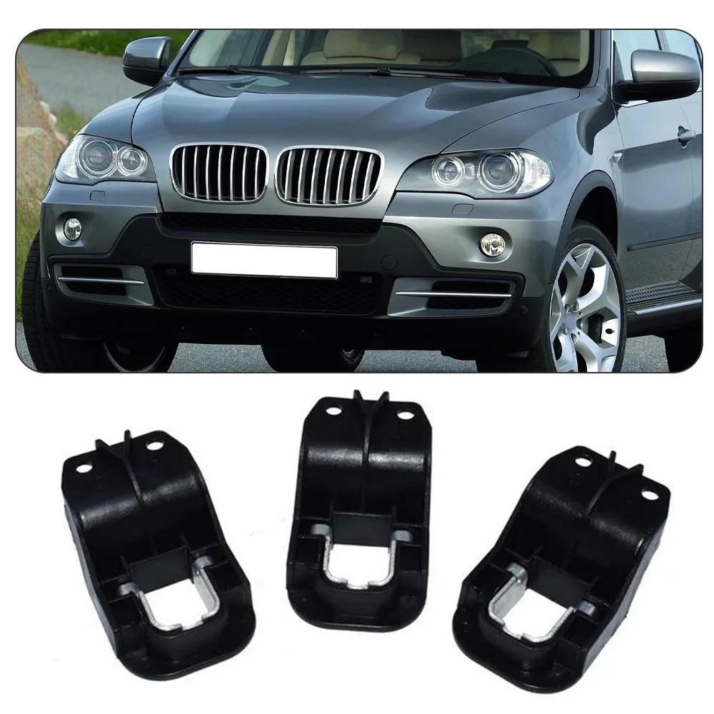 

Car Front Headlight Repair Mount Kit For BMW X5 E70 LCI X6 E71 2007–2014 63127195535 7195535 Black Plastic Auto Accessories