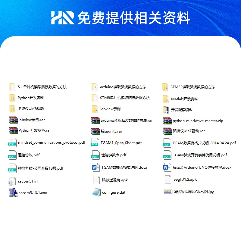 New TGAM Brain Wave Module Brain Wave DIY Electronic Development Kit Brain Wave Chip Bluetooth