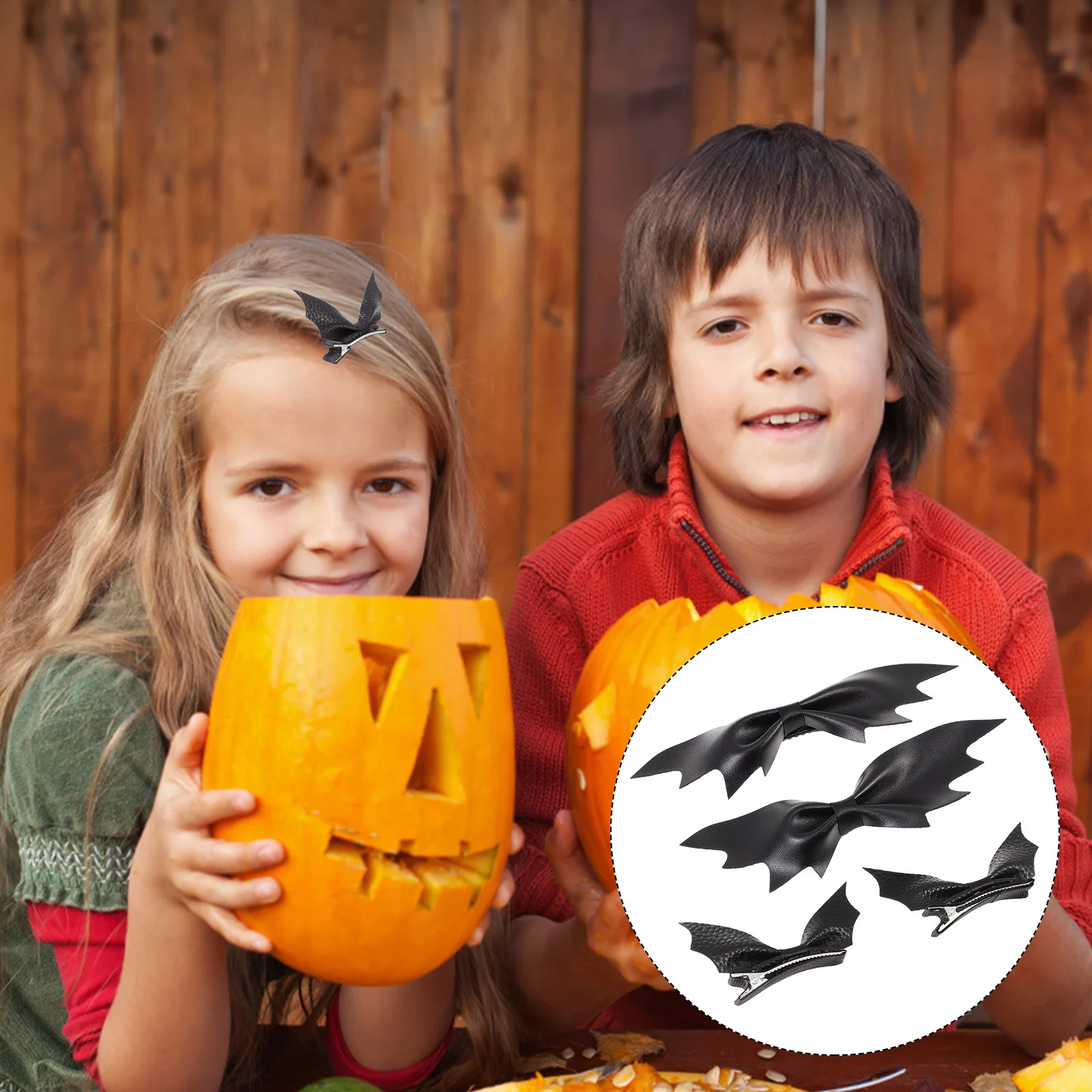 

4pcs Bat Wing Clips Halloween Hair Accessories For Goth Wing Barrettes Party Cosplay Masquerade Fashion Hair Jewelry