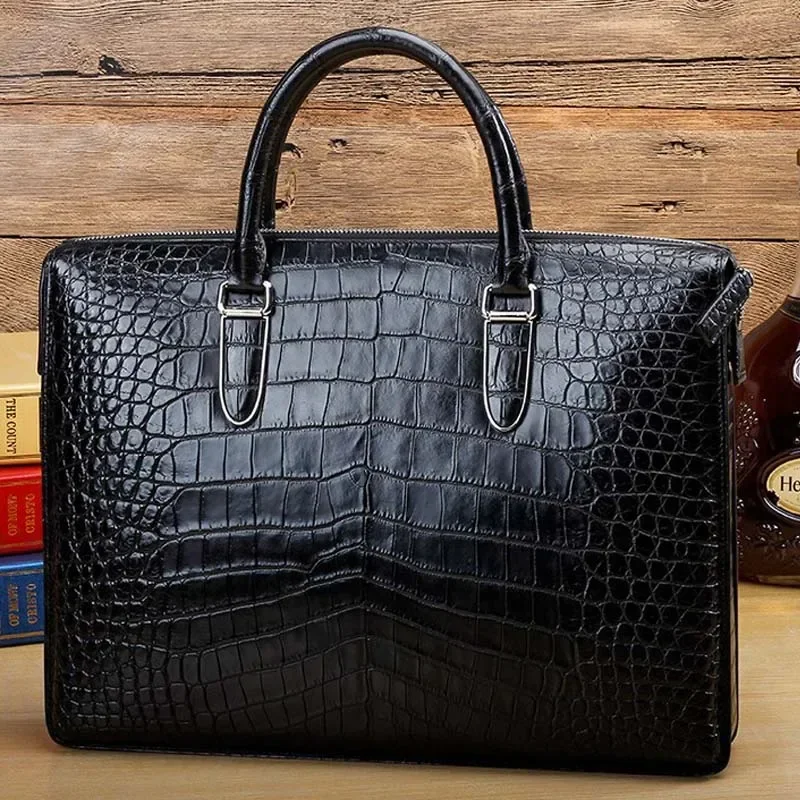 

ourui bag men handbag male men briefcase summer new Men crocodile bags