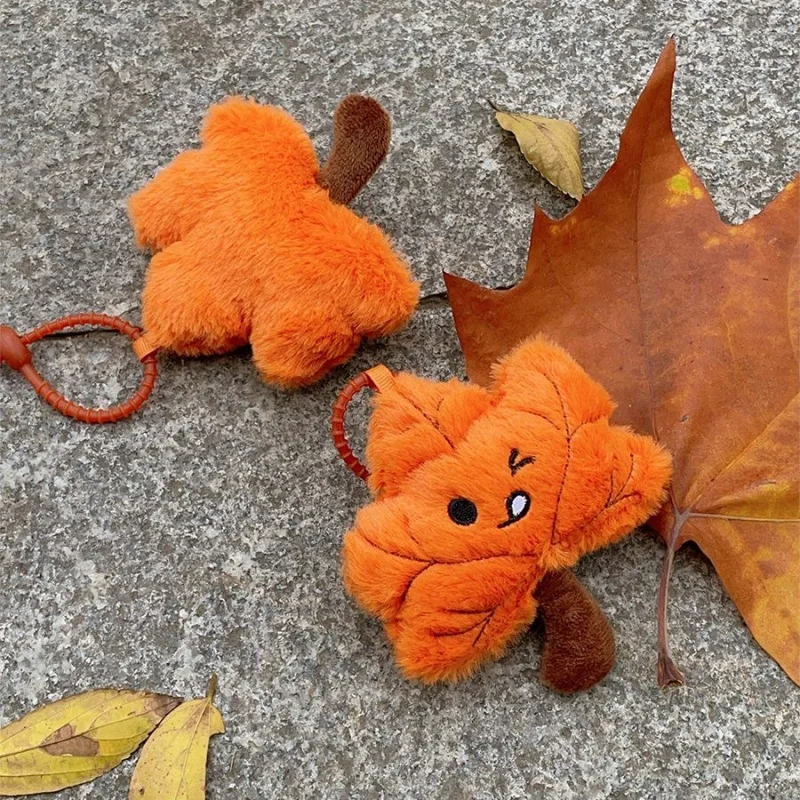 أفخم مابل ليف المفاتيح حقيبة جديدة سحر سيارة كيرينغ لطيف المفاتيح لحقائب اليد ، حقائب الظهر ، محافظ الخريف مجوهرات هدايا للنساء #3