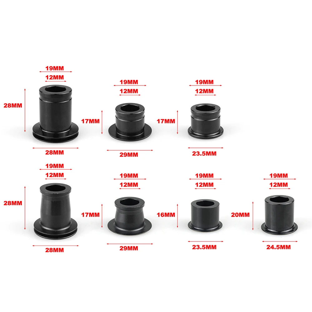 180 240 350 Rear hub end cap thru endcap 12mm x 142mm 148mm road mtb bike hub hg xd xdr ms caps bicycle hub converter adaptor