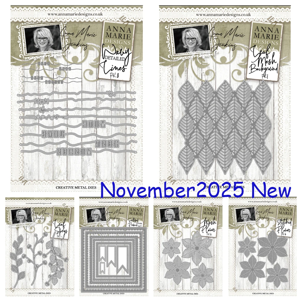 

Mesh Flower Die Collection Metal Cutting Dies For DIY Scrapbooking Diary Paper Cards Decorative Craft Embossing Template New