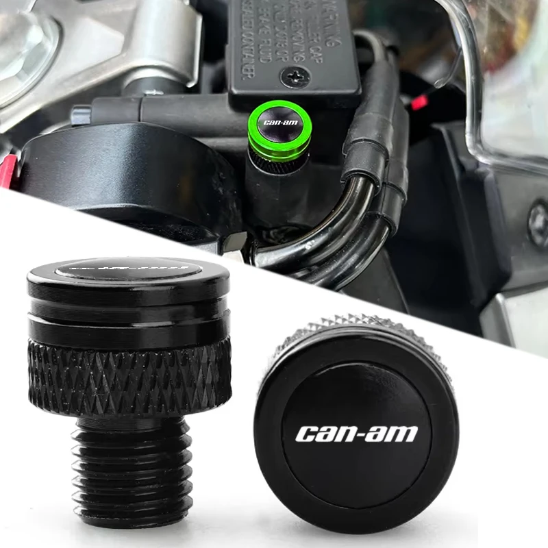 Moto Accessories CNC Rearview Side Mirror Hole Cap Plug Screw For Bombardier Can Am Outlander 1000 Ryker 900 Renegade 800 Canam