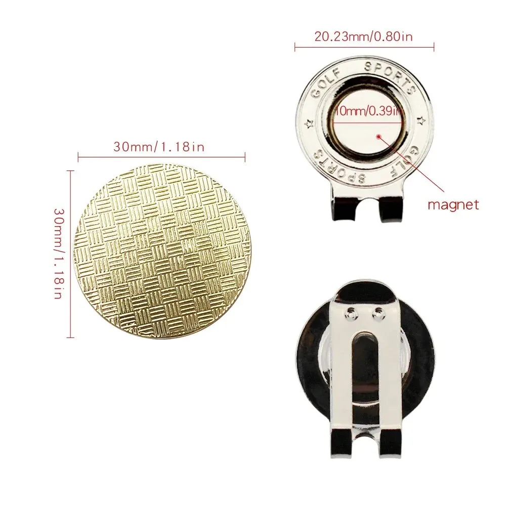 Marca de pelota de Golf con sombrero de Golf magnético, marcador de Clip, mapa de EE. UU., flor blanca, marcador de Golf, ayudas de entrenamiento para niños, niñas, regalo de golfista