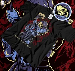 Unisex Eternia Villain Skeletor T-shirt - Masters Universe Apparel