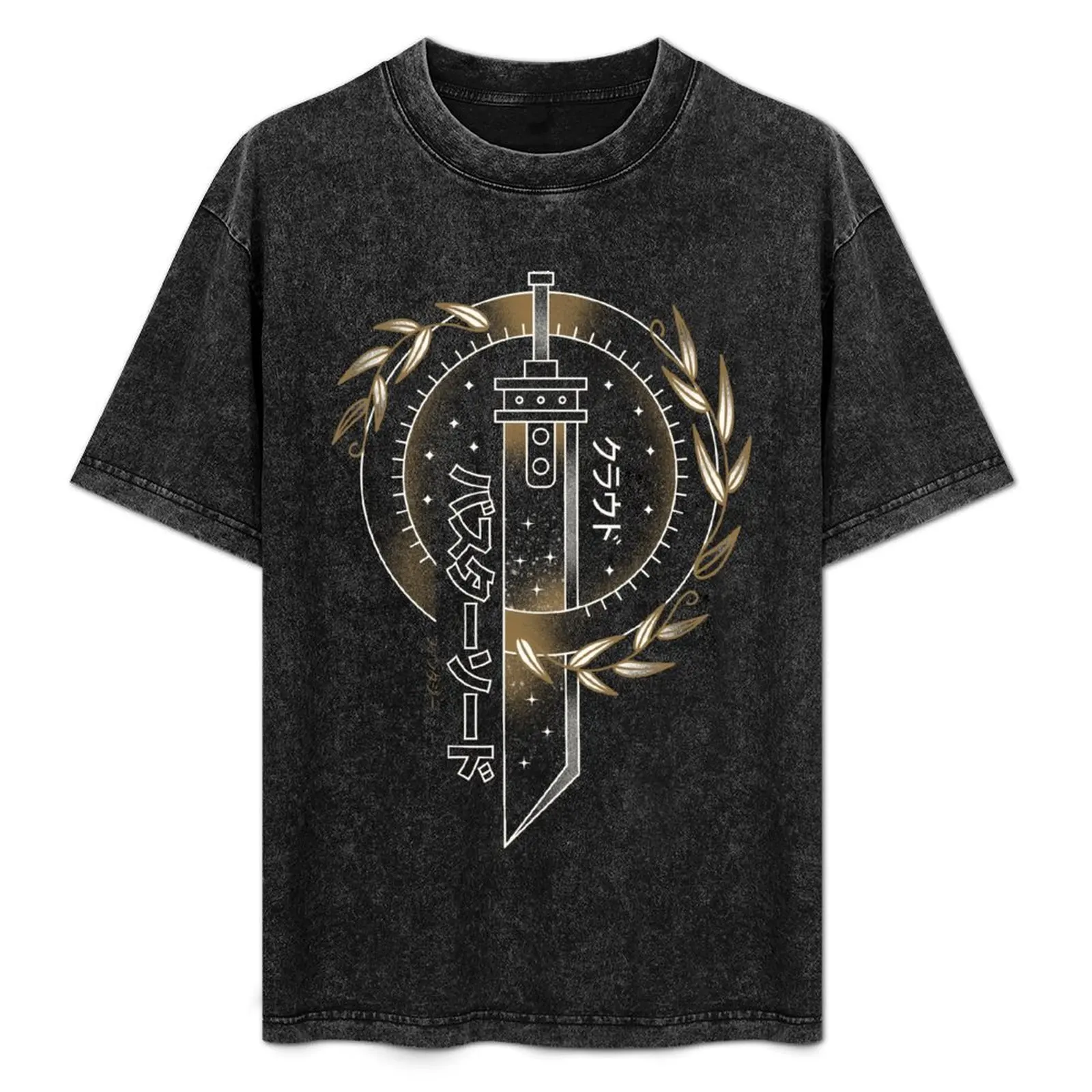 Buster Sword Tattoo T-Shirt Thanksgiving Casual Tee