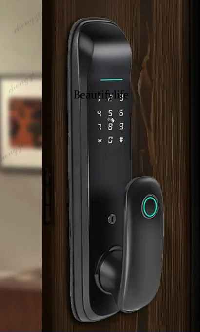 Automatic graffiti apartment fingerprint electronic password smart lock app remote