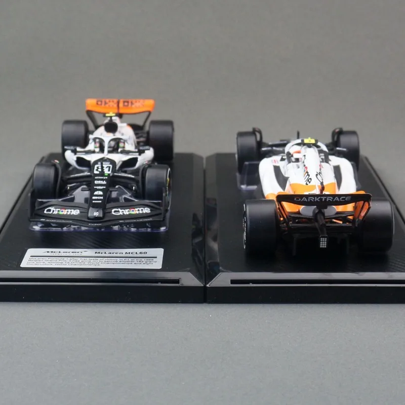 Diecast 1:24 McLaren F1 MCL60 Monaco Station 2023 Alloy Racing Car Model with Box Collection Diecast Metal Miniature Voiture