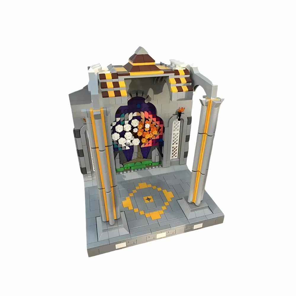 

Конструктор MOC «Настенная роспись: Неумирающие земли» по мотивам фильма, модель из строительных блоков, игрушки для сборки, подарок на день рождения для детей, сделай сам