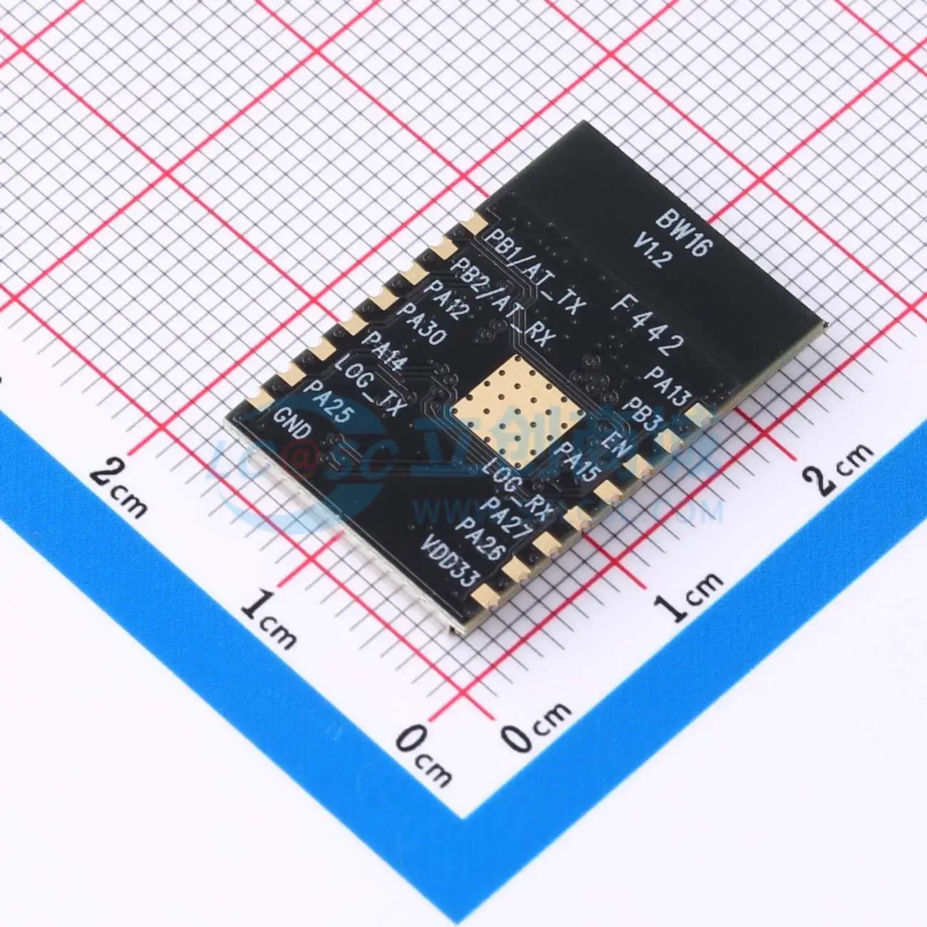 3pcs BW16 WITH IPEX BASE SMD-16P RTL8720DN Bluetooth5.0 UART SPI I2C WiFi Wireless Module for Smart Home System