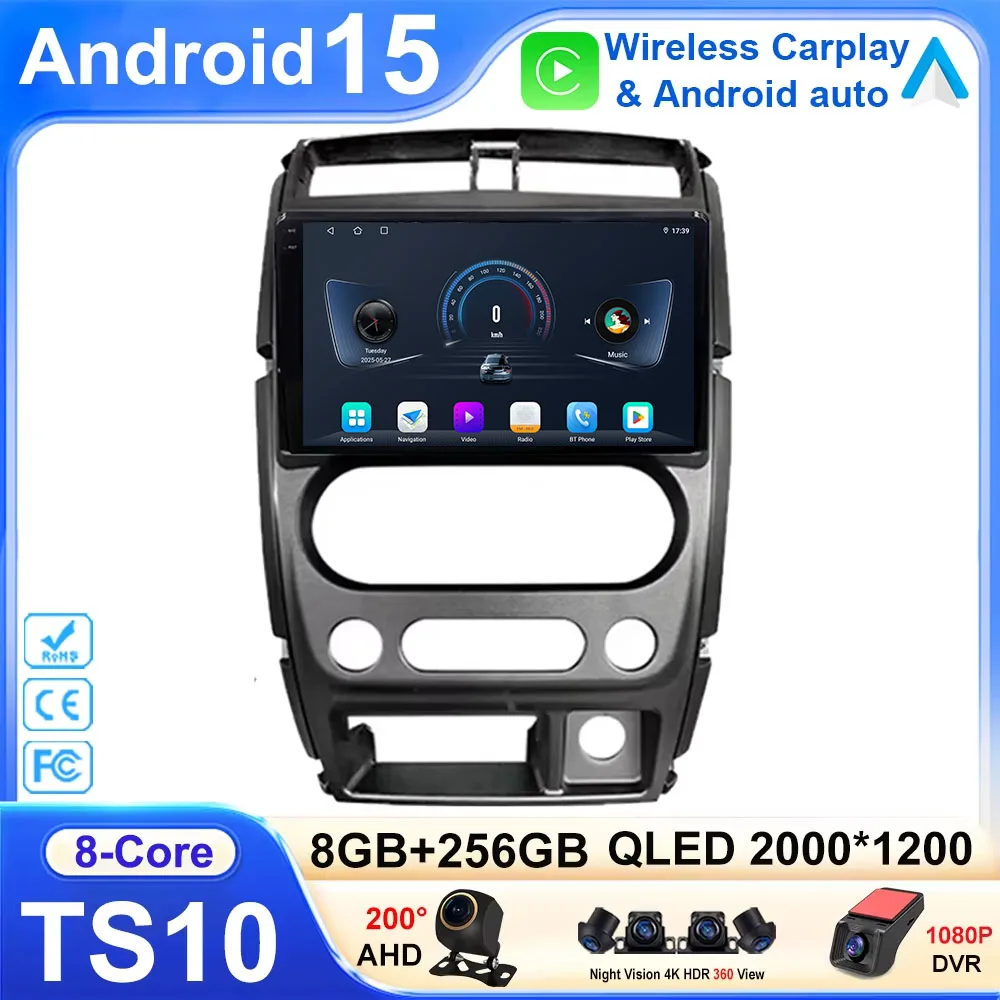 

Multimedia Video Player For Suzuki Jimny 2005-2018 Car Radio GPS Navigation Carplay WIFI 5G WIFI Android Autoradio Head Unit DVD