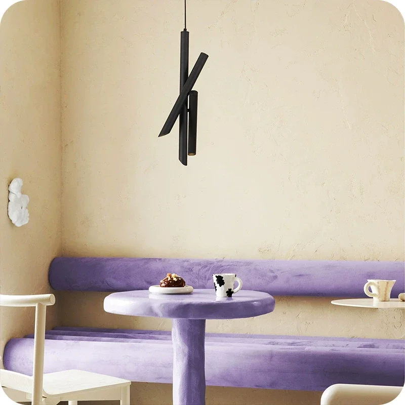 Vertical Tubular Pendant Light  Aluminum Chandelier Suspension Ceiling Hanging SpotLight