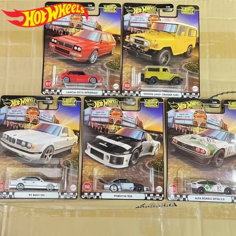 Original In Stock Hot Wheels Boulevard 24 1:64 Mix 1A Bmw M5 Diecast Vehicle Premium Collectible Model Car Toy Holiday Gift