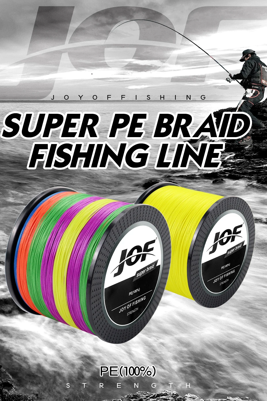 PE-Schnur 0,12mm-0,14mm 300M 500M 1000M Angelschnur 0,6 # -0.8 # PE-Leine X8 Geflochtene Schnur Extrem Starke Angelschnur – Detail 1