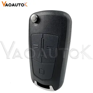 플립 원격 키 FOB 쉘 케이스 교체 Zafira Vectra C Signum Meriva 2/3button의 Corsa D Astra H에 대한 vauxhall을 대상으로합니다. 8 최고의 판매 오펠 키 커버 케이스 - №4