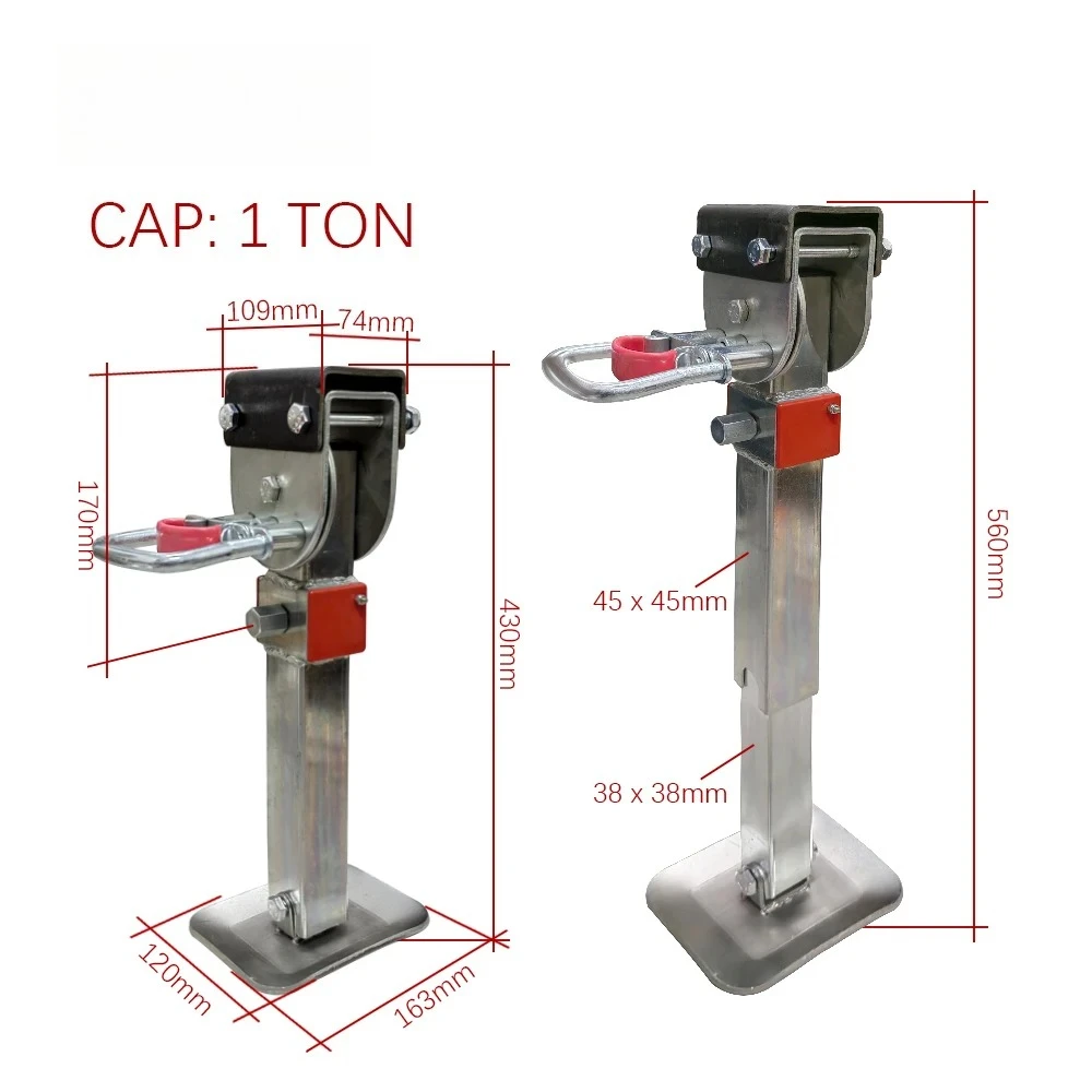 440~560mm Trailer Jack Drop Down Caravan Parking Stabilser Legs Handler Motorhome Stands Corner Steady Camper Parts Accessories