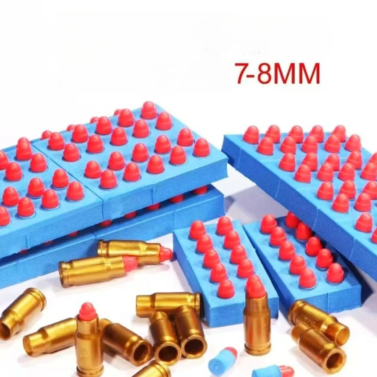 

F 80 Soft Bullets & 24 Shells Paintballs Toy Guns Desert Eagle Pistol Colt 1911 Foam Bullets Ammo
