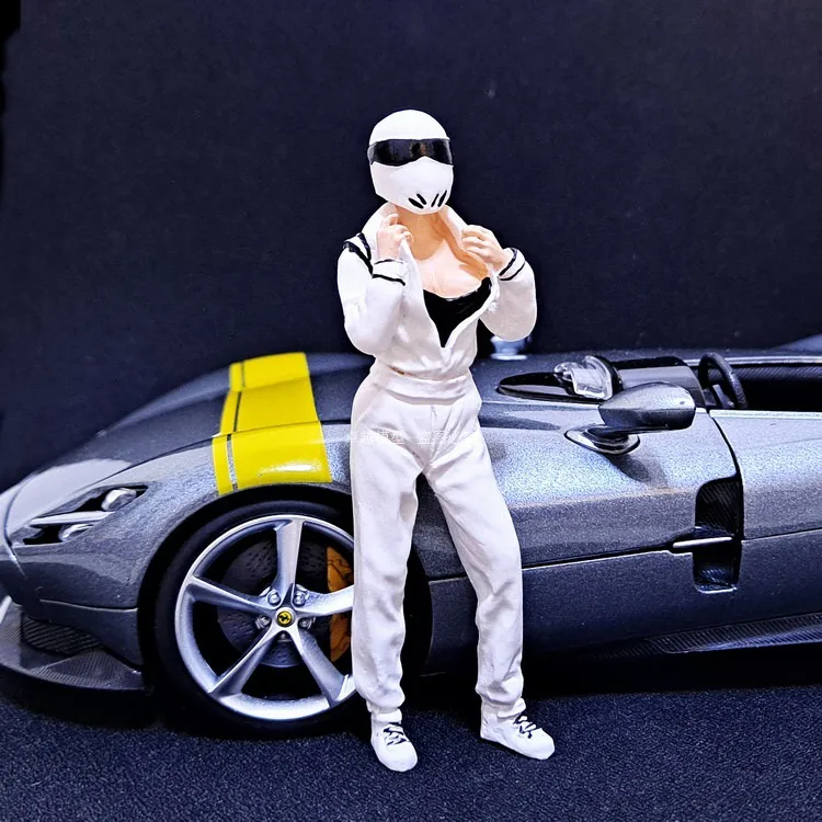 1:18 Stig Doll Model Racing Driver Top Gear Automobile Model Resin Manual Static Decoration Model Toys