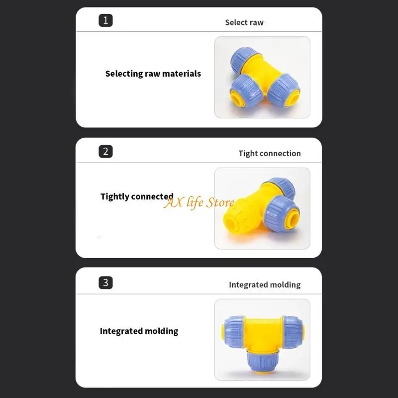 

J2HA Pipe Fittings Faucet Fitting Plastic Garden Tap Water Hose Adapter Pipe Connector for Agricultural Irrigation System