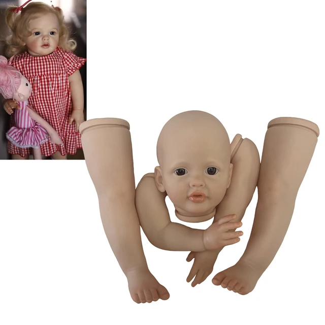 27.5 Inch 70CM Un/painted Bebe Newborn Doll Kits Handmade kit reborn sin pintar кукла реборн free shipping items