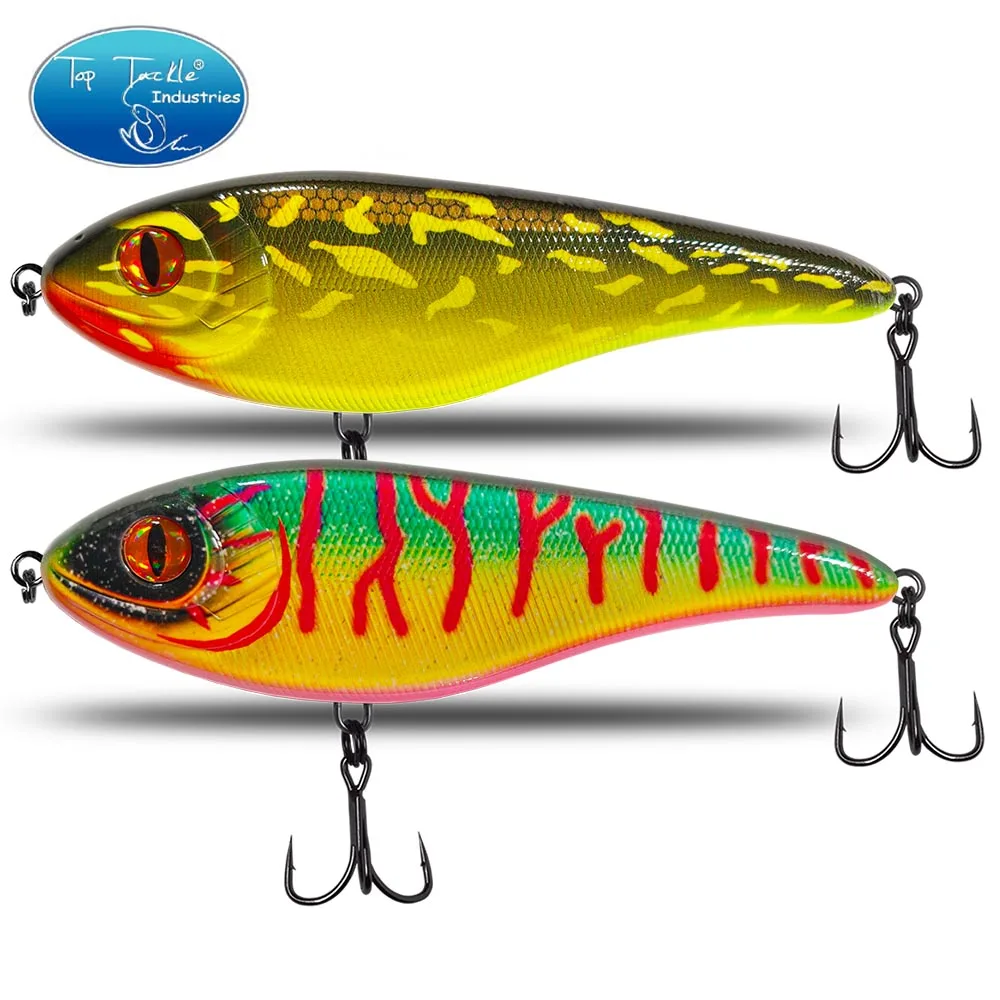 

CF Lure pike lure 150mm 80g Slow Sinking jerkbait musky pike slider Bass fishing lure hardbait shippingfree