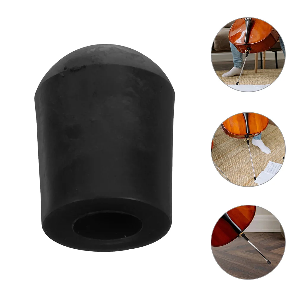 3 Pcs Cello Accessories Replacement Endpin Tip Instrument Protector Stopper Rubber Bass Apron