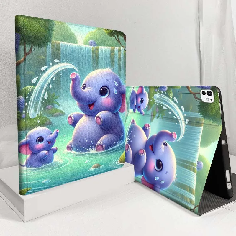 

Elephant duck For iPad Pro Air 5 4 3 13 11 8 7 6 5 10th 7th 6th 10.5 12.9 10.9 Tablet Case