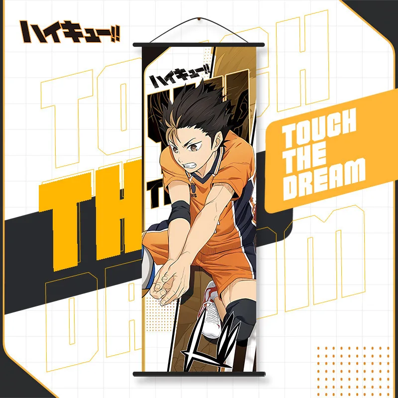 Haikyuu!! Poster Wall Long Hanging Ornament Cartoon Tobio Kageyama Hanging Painting Wallpaper Peripheral Support Holiday Gift