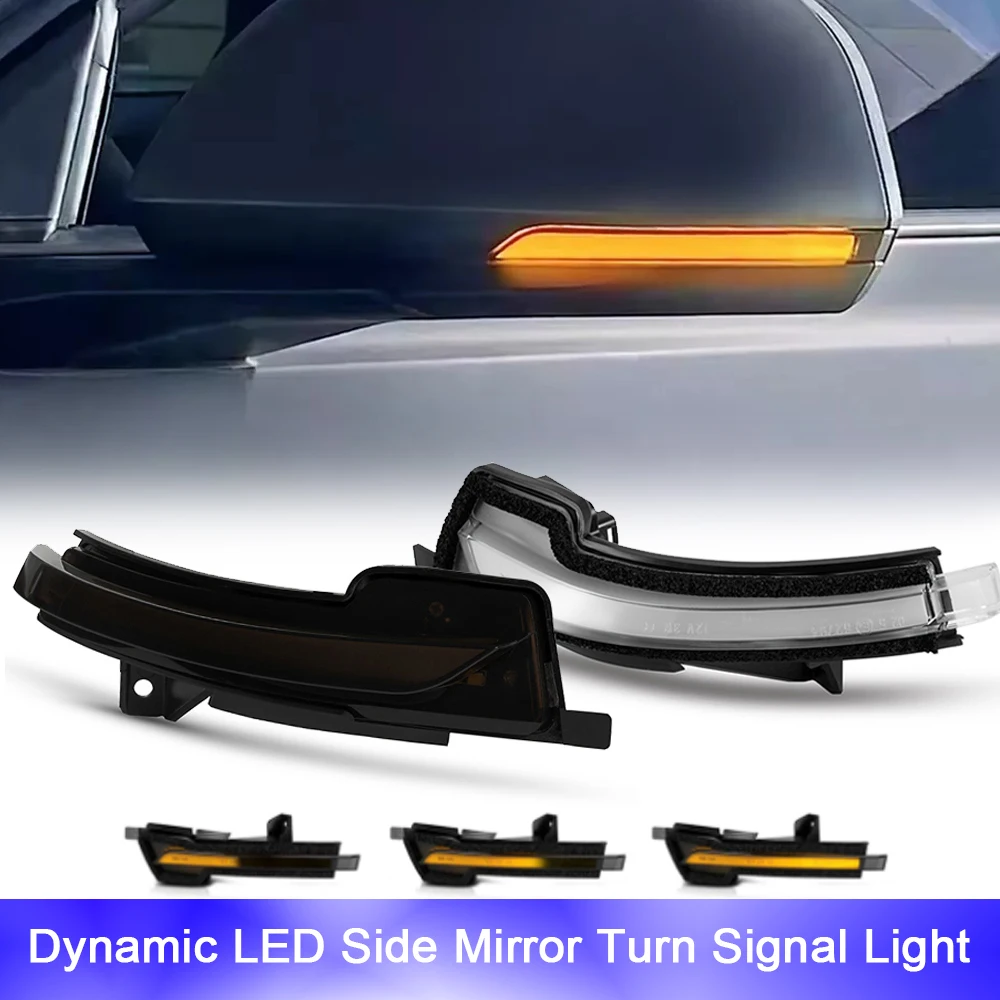 

Free Error LED Sequential Blinker Side Mirror Marker Indicator Lights For Ford Mustang 2015-2021 Turn Signal Lamp FR3Z13B374A